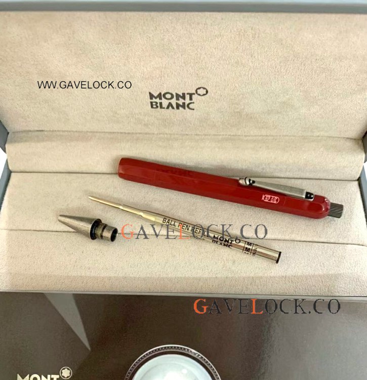 Fast Dellivery Mont Blanc Egyptomania Red Ballpoint Pen